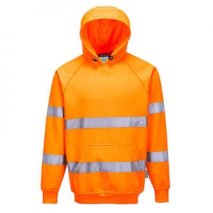 orange high vis hoodie
