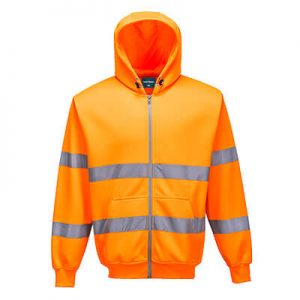 Orange high vis hoodie