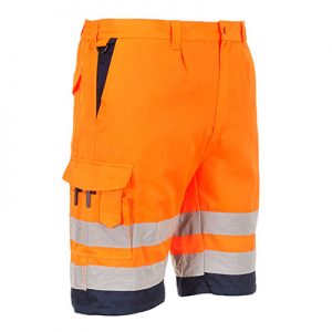 Orange high vis shorts